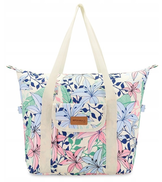 Термосумка Spokey ECO WAY Пляжна з ізоляцією велика 28 літрів на плече (5905339447579) - зображення 1