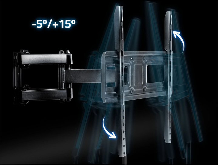 Кріплення для телевізора Humberg HM-880 Tilt 25-70 дюймів 50 кг (5903890626815) - зображення 5