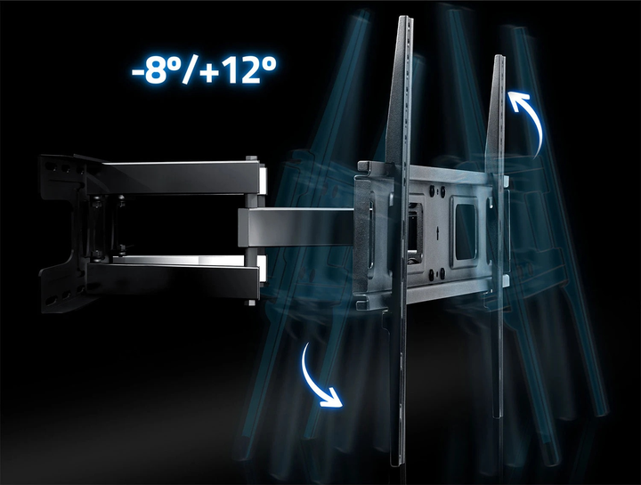 Кріплення для телевізора Humberg HM-882 Tilt 32-70 дюймів 50 кг (5903890626839) - зображення 8