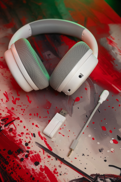 Słuchawki Marvo Monka Echo RS RGB-LED White (HG9070W) - obraz 9