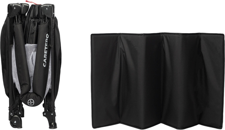 Kojec dla dzieci Caretero Esti czarny 126x65x74 cm (5908310397801) - obraz 7