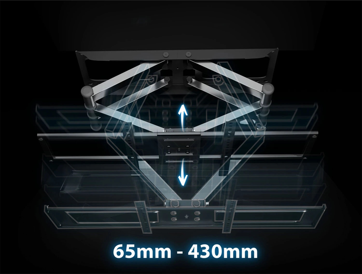 Кріплення для телевізора Humberg HM-881 Tilt 32-80 дюймів 70 кг (5903890626822) - зображення 11