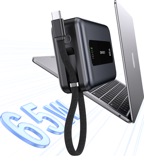 УМБ Usams XH Series CD243 20000 mAh 65W Tarnish (6958444993041) - зображення 5