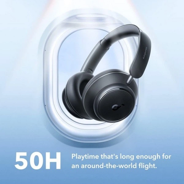 Навушники з мікрофоном Anker Soundcore Space Q45 (А3040) Black