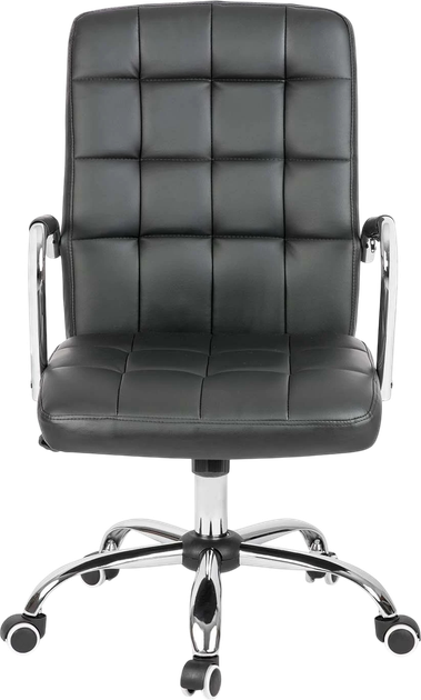 Офісне крісло Sofotel Benton шкіряне Чорне (5902854519132) - зображення 3