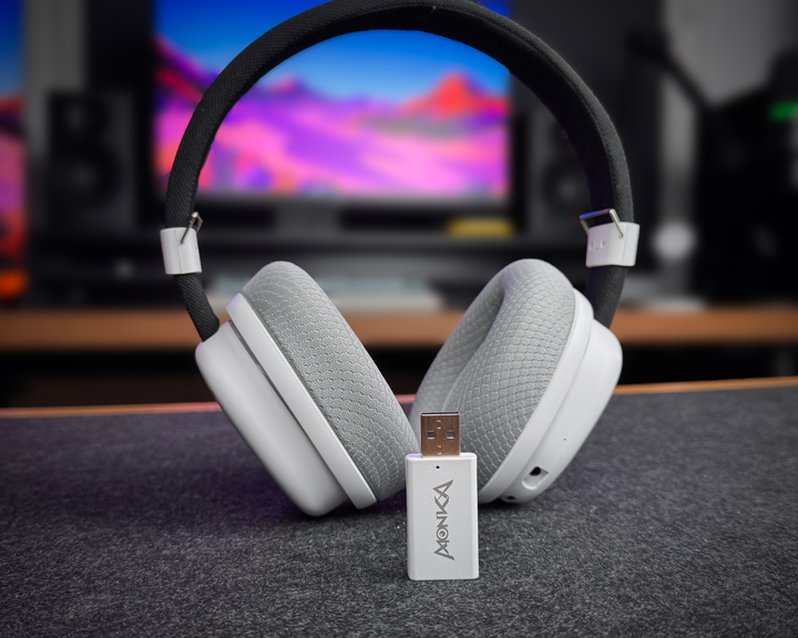 Słuchawki Marvo Monka Echo RGB-LED White/Black (HG9069W) - obraz 11