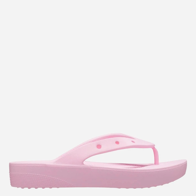 Klapki japonki damskie na platformie Crocs Classic Platform 207714-FLGO 36-37 (M4/W6) 22 cm Różowe - obraz 1