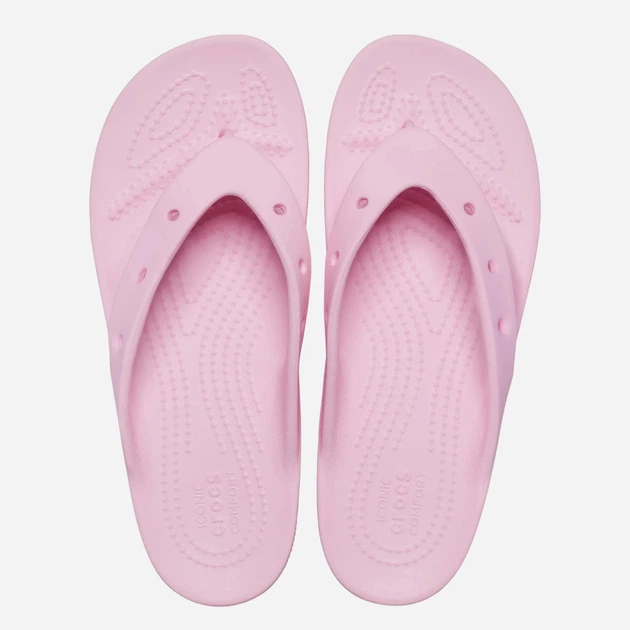 Klapki japonki damskie na platformie Crocs Classic Platform 207714-FLGO 36-37 (M4/W6) 22 cm Różowe - obraz 4
