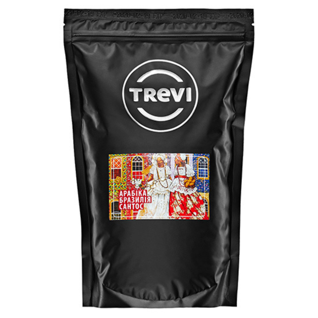 Кофе в зернах Trevi Арабика Бразилия Сантос 1 кг - изображение 2