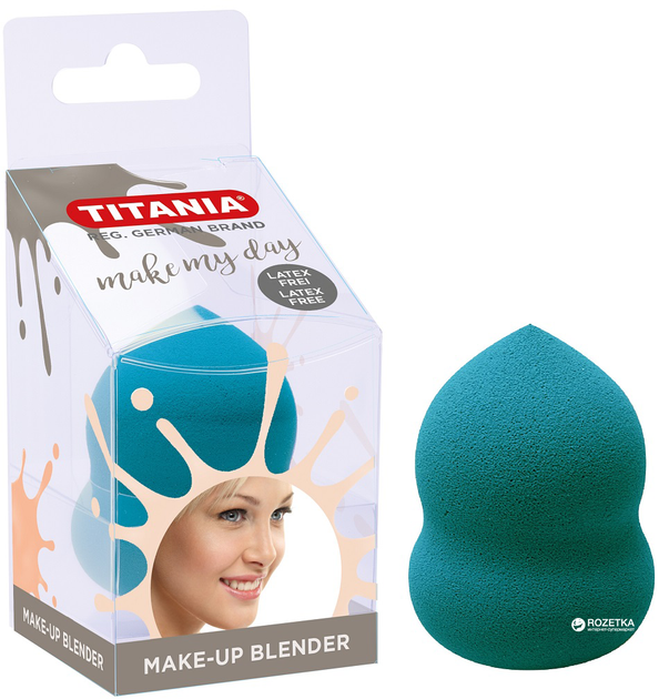 Мочалка для макіяжу Titania 2935 B Зелена без латексу (2935 BOX)(4008576383325) - Фото 1 Мочалка для макіяжу Titania 2935 B Зелена без латексу (2935 BOX)(4008576383325) - зображення 1