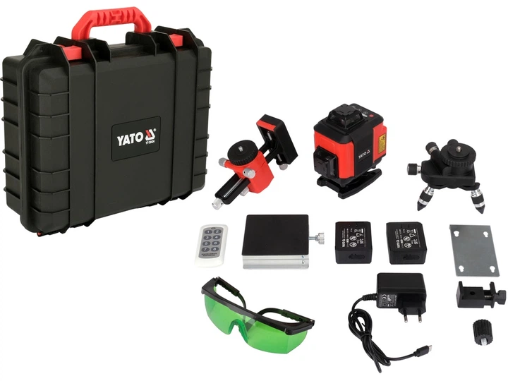 Laser zielony YATO YT-30424 16-liniowy 4D z elektronicznym kompensatorem (5906083122484) - obraz 18