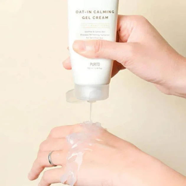 Успокаивающий крем-гель из семян овса Purito Oat-in Calming Gel Cream 100 мл - изображение 2