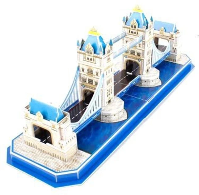 3D пазл объемный Cubic Fun Тауэрский мост 52 элемента C238h - изображение 3