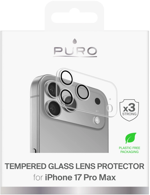 Szkło hartowane Puro Camera Standard do Apple iPhone 17 Pro Max (8018417525902) - obraz 2