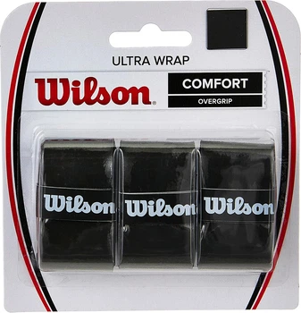 Обгортки для тенісних ракеток Wilson Pro Overgrip 3 шт. чорні - изображение 2