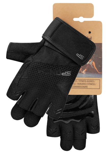 Rękawiczki treningowe Spokey na siłownię do ćwiczeń fitness HIKER M 943723 (5905339437235) - obraz 1