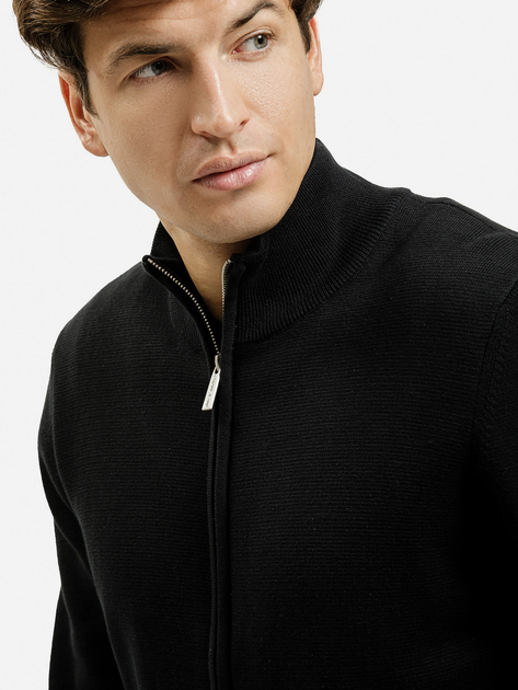 Кофта чоловіча Cross Jeans 34267-020 XL Чорна (8697319808179) - зображення 4