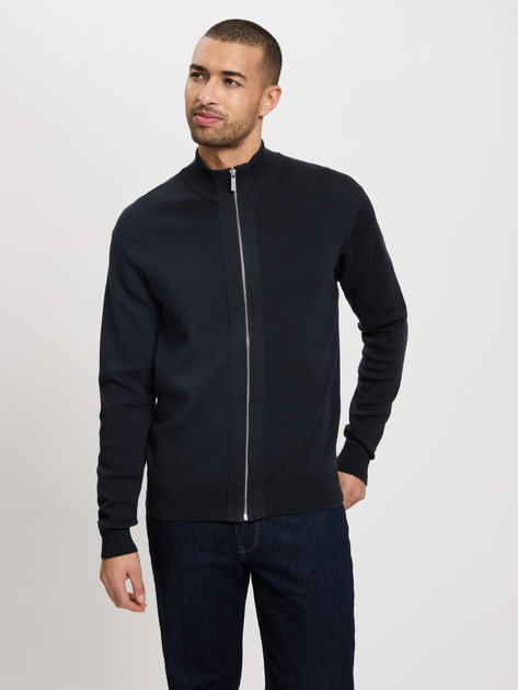 Кофта чоловіча Cross Jeans 34268-310 L Темно-синя (8697319808216) - зображення 1