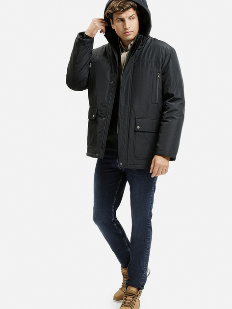 Sweter męski rozpinany na suwak Cross Jeans 34268-387 3XL Ciemnozielony (8697319808247) - obraz 3