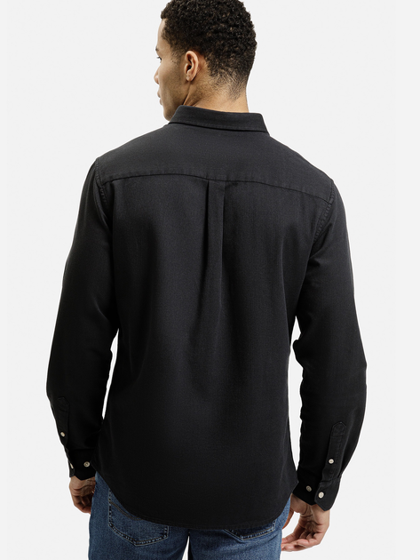 Сорочка бавовняна чоловіча Cross Jeans 35613-021 M Антрацит (8697319809350) - зображення 2