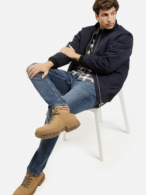 Сорочка бавовняна чоловіча Cross Jeans 35614-306 M Біла (8697319809404) - зображення 3