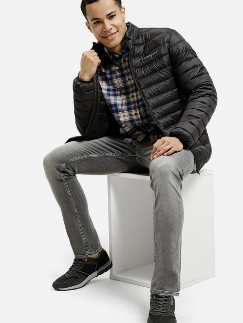 Сорочка бавовняна чоловіча Cross Jeans 35615-014 XL Синя (8697319809473) - зображення 3