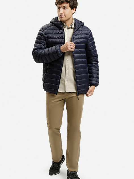 Сорочка бавовняна чоловіча Cross Jeans 35620-017 XL Бежева (8697319810134) - зображення 3