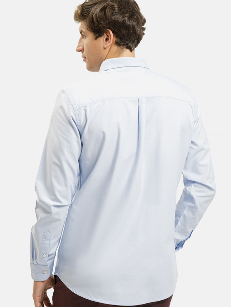 Сорочка бавовняна чоловіча Cross Jeans 35624-283 XL Блакитна (8697319810370) - зображення 2