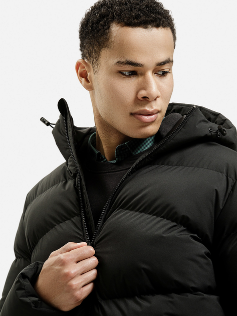 Kurtka zimowa męska Cross Jeans 40296-020 M Czarna (8697319804607) - obraz 4