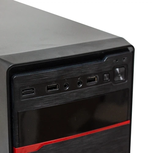 Комп'ютер GTL Office Basic 123P3 (Intel Core i3-12100 / B660 / 8G DDR4 / SSD 256 GB / mATX / 400W / no OS) (GTLCOB128P2M4_X66) Black, mATX - изображение 4