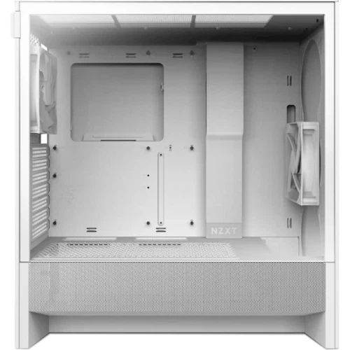 Корпус NZXT H5 Flow White, без БЖ, для E-ATX, ATX, micro ATX, mini ITX, 1 x 3.5″ відсіків, 2 x 2.5″ відсіків, 2хUSB 3.0/1хType-C, 7 слотів розширення (CC-H52FW-01) - изображение 6