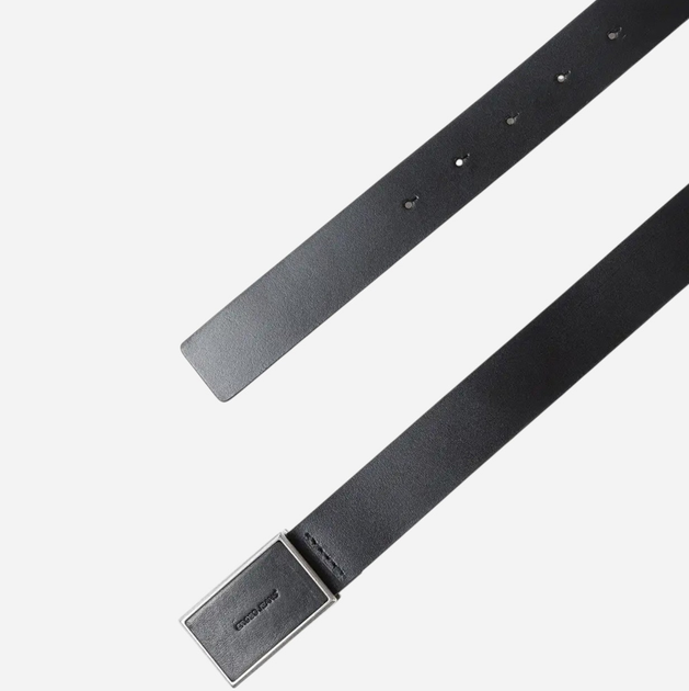 Pasek męski skórzany Cross Jeans 0566K-020 100 cm Czarny (8697319769289) - obraz 2