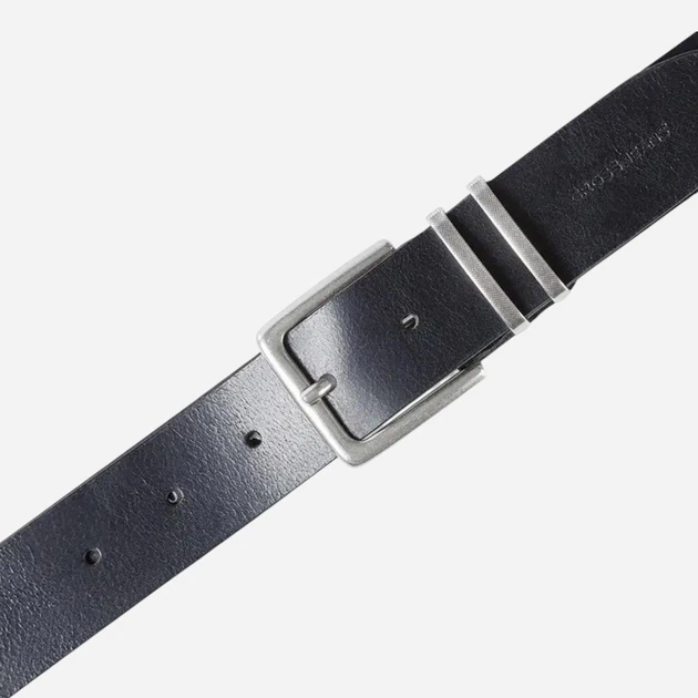 Pasek męski skórzany Cross Jeans 0567K-020 110 cm Czarny (8697319769364) - obraz 2