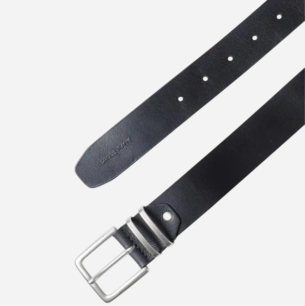 Pasek męski skórzany Cross Jeans 0567K-020 90 cm Czarny (8697319769326) - obraz 3