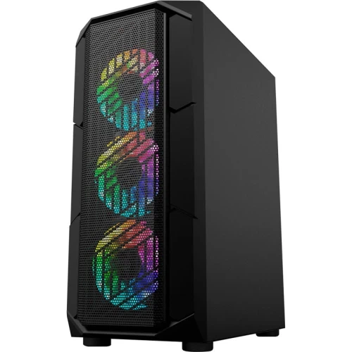 Корпус 1stPlayer XF-BK-4F7, Black - изображение 2