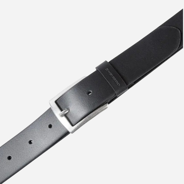 Ремінь чоловічий з натруальної шкіри Cross Jeans 0568K-020 95 см Чорний (8697319769395) - зображення 3