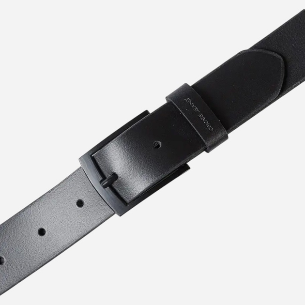 Ремінь чоловічий з натруальної шкіри Cross Jeans 0569K-020 95 см Чорний (8697319769456) - зображення 3