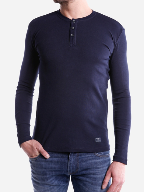 Longsleeve męski Cross Jeans 15129-001 L Granatowy (8699438630921) - obraz 3