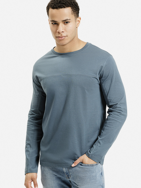 Longsleeve męski Cross Jeans 16034-462 L Niebieski (8697319806700) - obraz 1