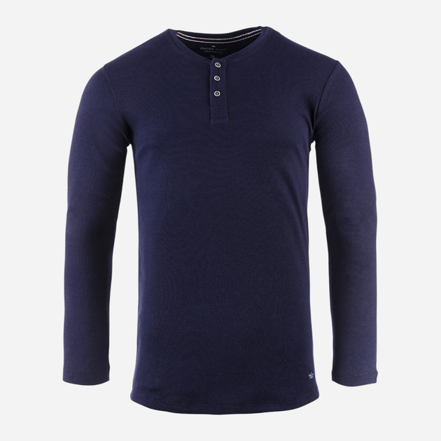 Longsleeve męski Cross Jeans 15129-001 2XL Granatowy (8699438630945) - obraz 5