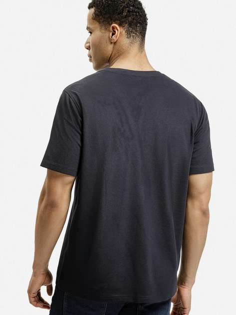 T-shirt męski bawełniany Cross Jeans 16121-310 S Granatowy (8697319806175) - obraz 2