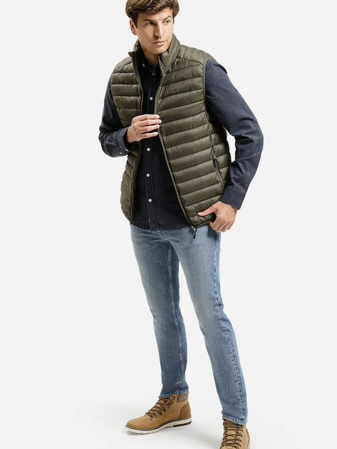 Футболка бавовняна довга чоловіча Cross Jeans 16122-310 3XL Темно-синя (8697319806243) - зображення 3