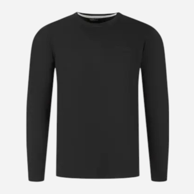 Longsleeve męski Cross Jeans 16136-020 S Czarny (8697319808773) - obraz 1