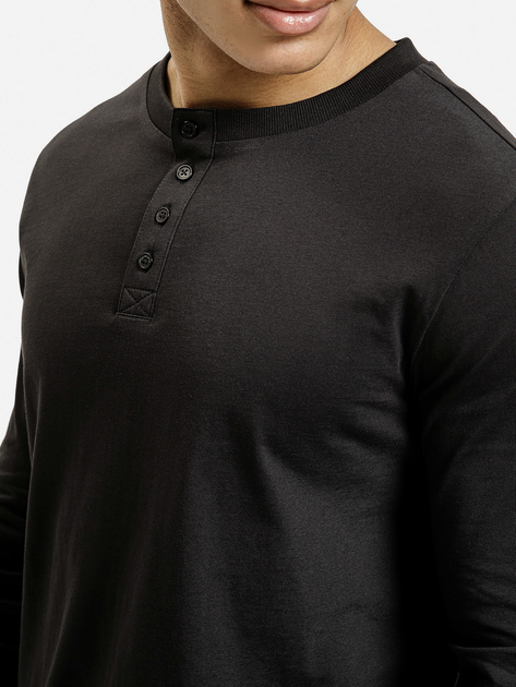 Longsleeve męski Cross Jeans 16137-020 L Czarny (8697319806595) - obraz 4