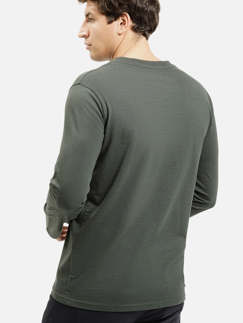 Longsleeve męski Cross Jeans 16137-387 XL Ciemnozielony (8697319806663) - obraz 2