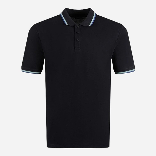 Koszulka polo męska Cross Jeans 16143-310 L Granatowa (8697319808797) - obraz 1