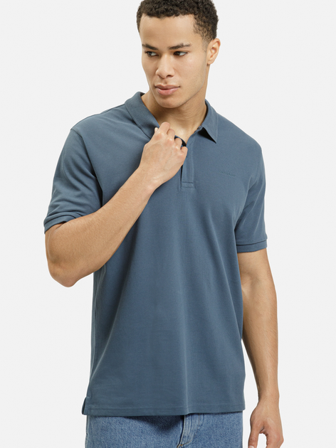 Koszulka polo męska Cross Jeans 16145-462 2XL Niebieska (8697319807059) - obraz 1