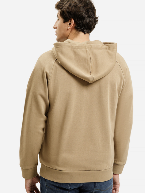 Bluza męska rozpinana streetwear z kapturem Cross Jeans 25424-383 L Beżowa (8697319807684) - obraz 2