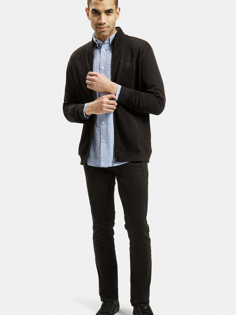 Bluza męska rozpinana streetwear Cross Jeans 25497-020 XL Czarna (8697319719901) - obraz 3
