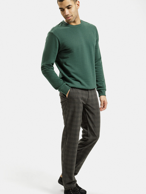 Світшот чоловічий Cross Jeans 25499-387 L Темно-зелений (8697319720266) - зображення 3